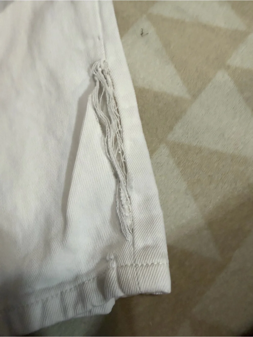 J. Crew there tear